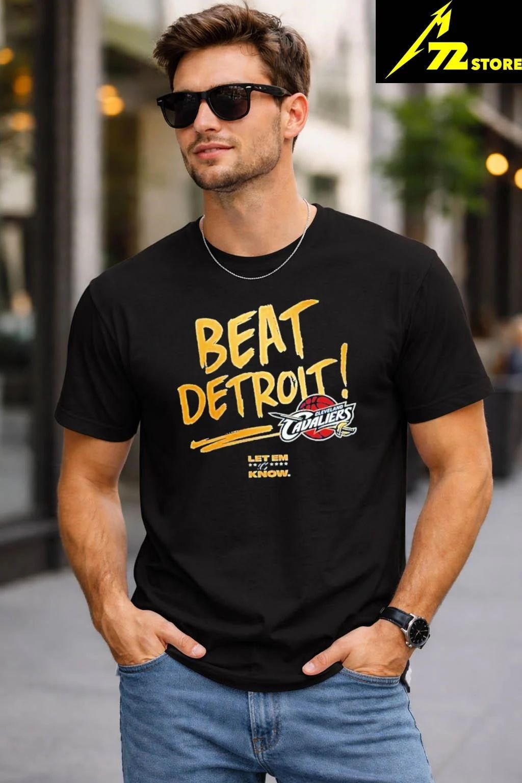 Beat Detroit Let Em Know Cleveland Cavaliers With Kia Shirt