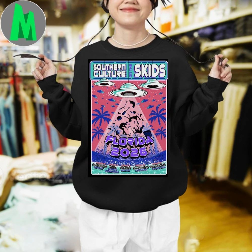 Southern Culture The Skids Florida Tour 2026 Poster Shirt