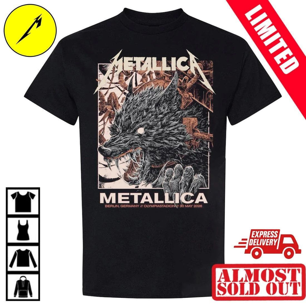 Collin Estrada Metallica Berlin 2026 Shirt – Official M72 Pop-Up Shop – Olympiastadion 30. Mai Limited