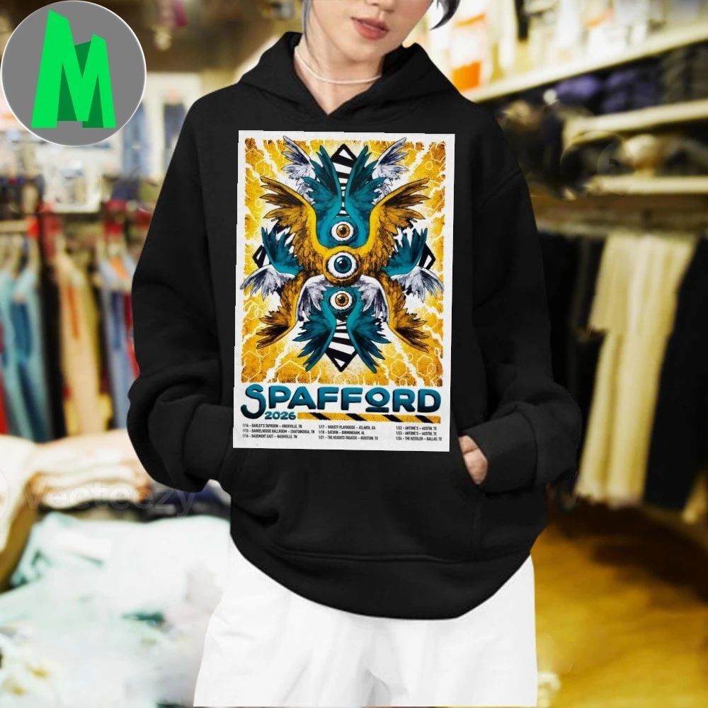 Spafford Winter Tour Jan 2026 Poster T-Shirt