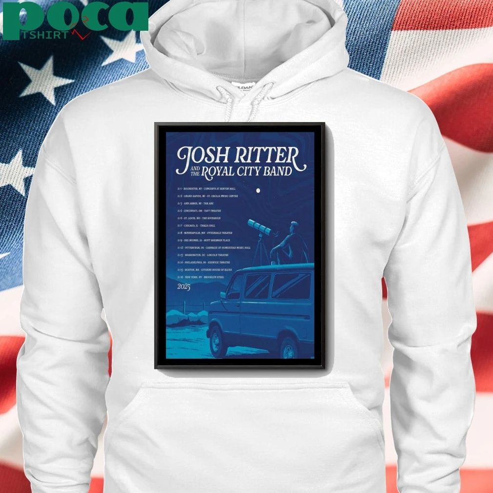 Poster Josh Ritter Tour Sep 2025 shirt