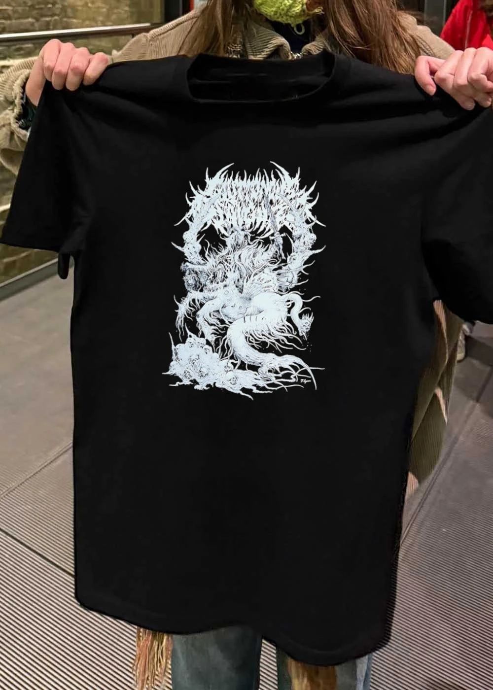 P Eponymous Abominable Putridity Demon With Sword Skull T-Shirt
