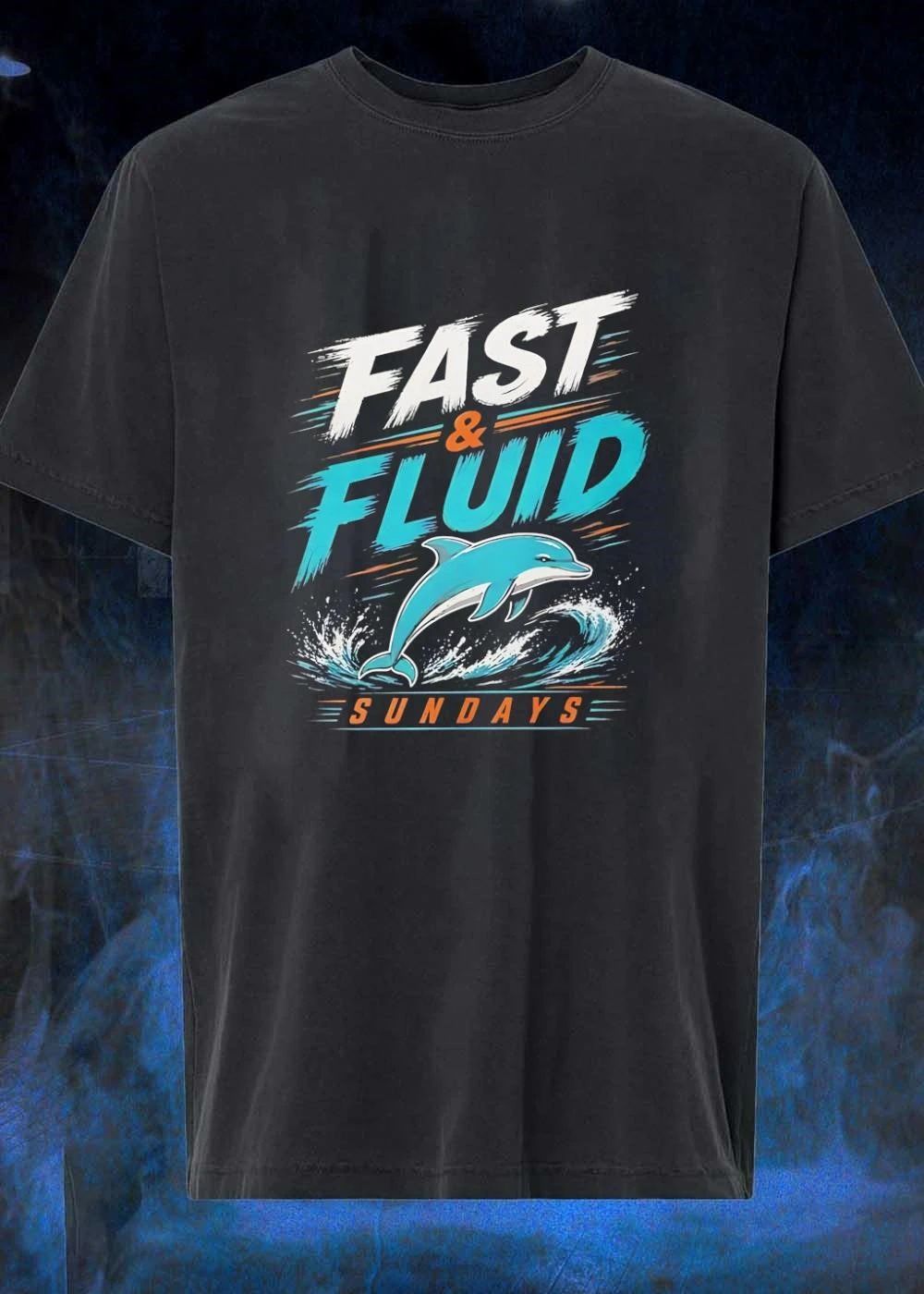 Fast & Fluid Sundays Dolphin T-Shirt