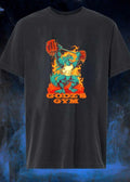 Godz’s Gym Godzilla Building Barbell Lifting Shirt