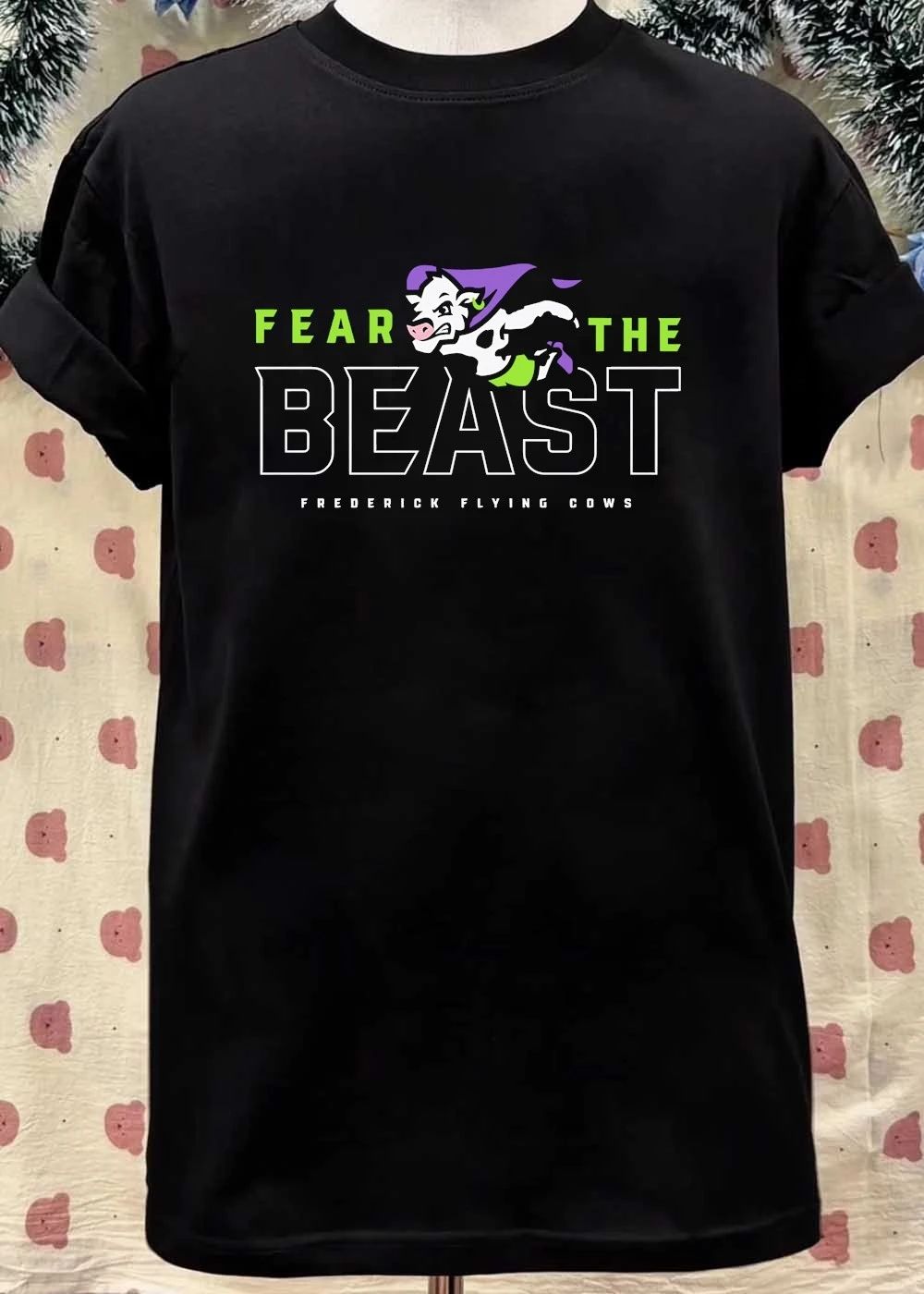 Fear The Beast Flying Cow shirt