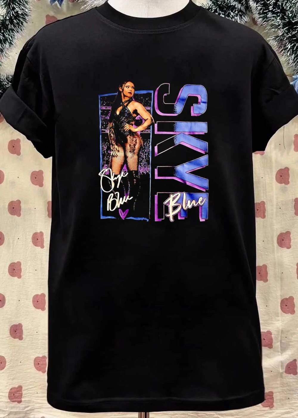 Skye Blue Signature AEW Wrestling T-Shirt