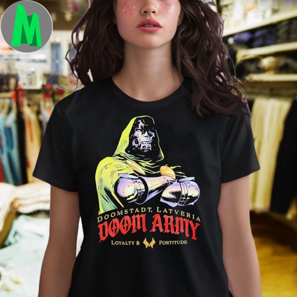 Doomstadt Latveria Doctor Doom Army Forge Shirt