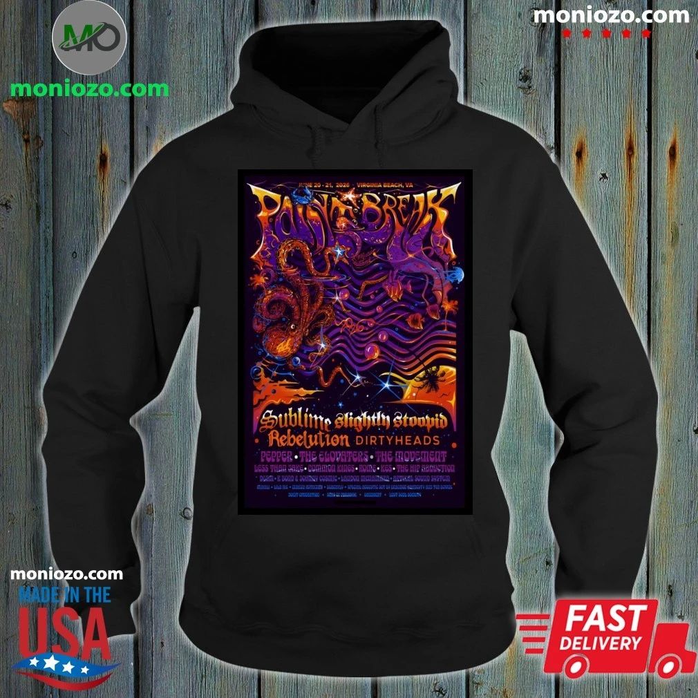 Original Point Break Music Festival June 20-21 2026 Virginia Beach, VA Poster Shirt