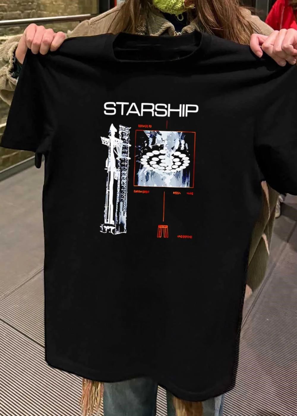 Service to Earth Orbit Moon Mars and Beyond SpaceX Starship shirt