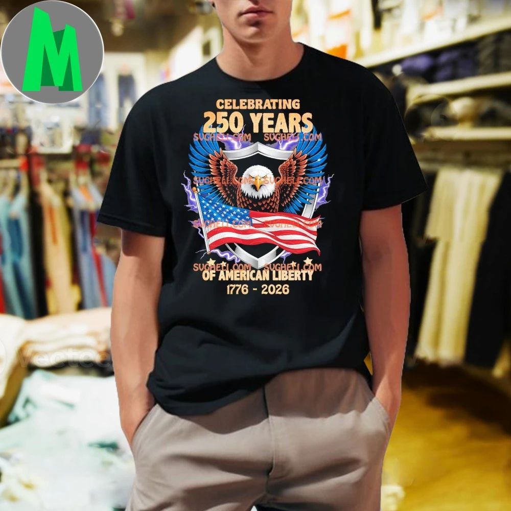 Celebrating 250 Years of American Liberty USA Eagle Shirt
