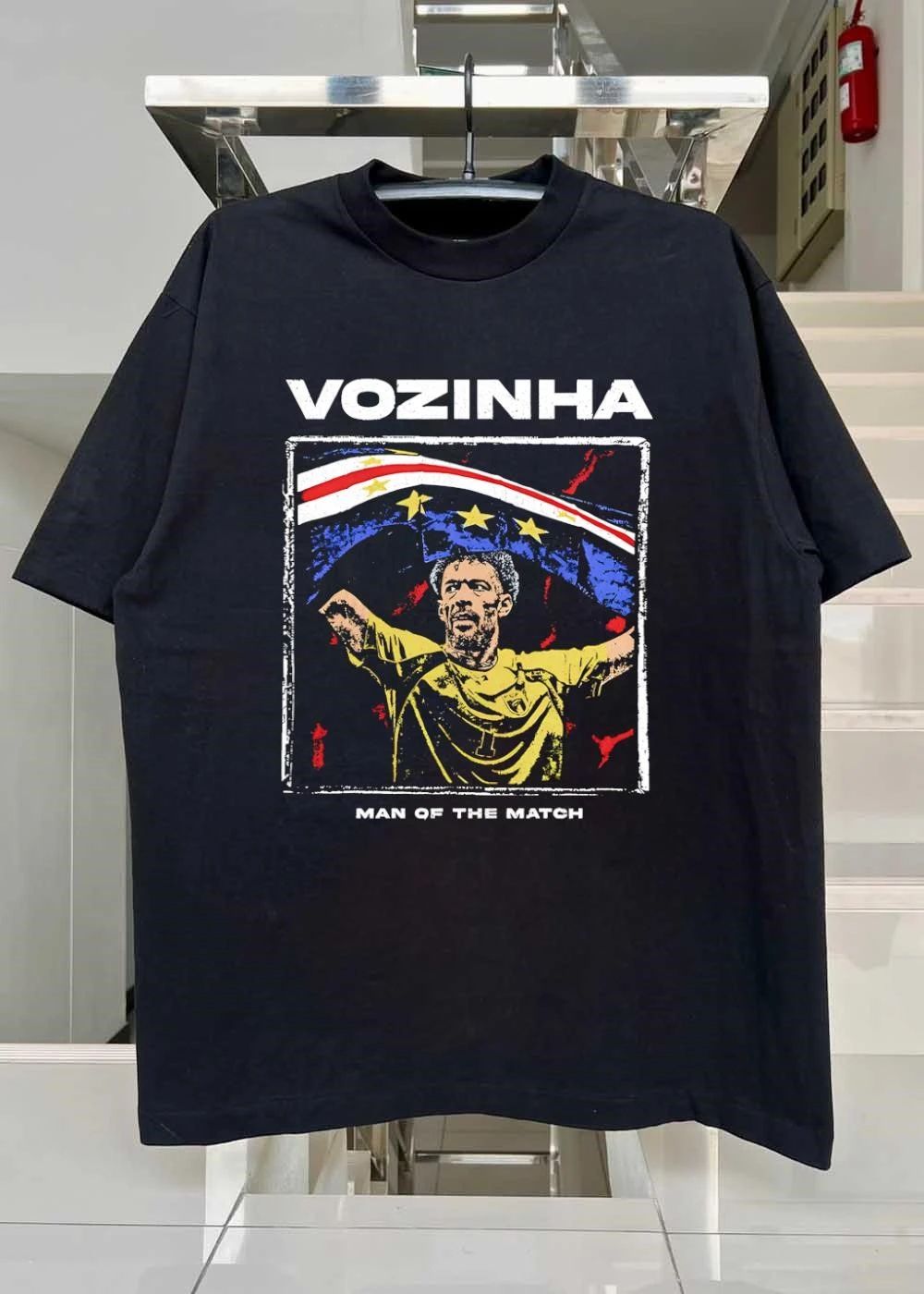 Vozinha Man of the Match Cape Verde Soccer Goalkeeper T-Shirt