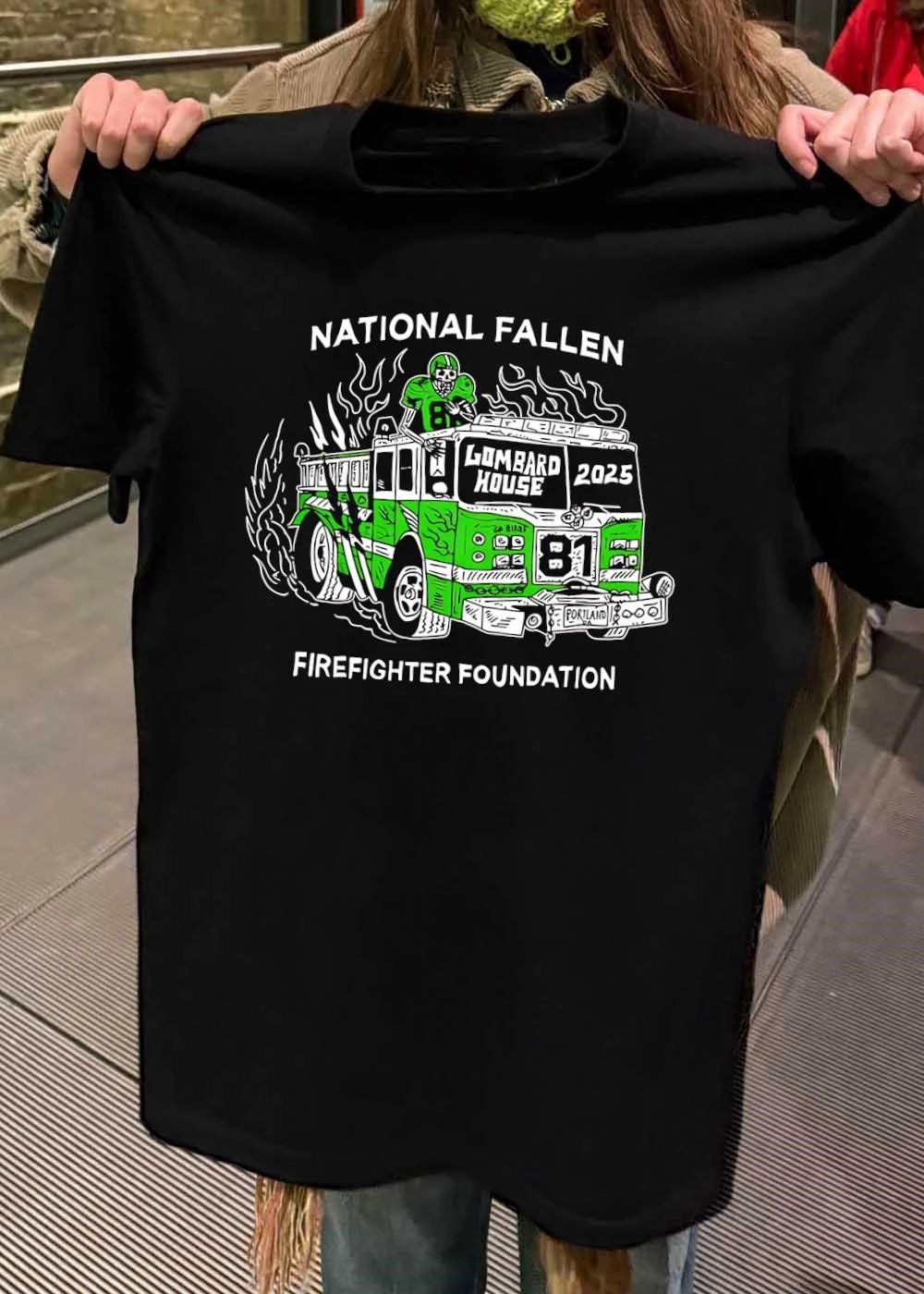 National Fallen Lombard House Firefighter Foundation shirt