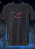 New York Forever Embroidered T-Shirt