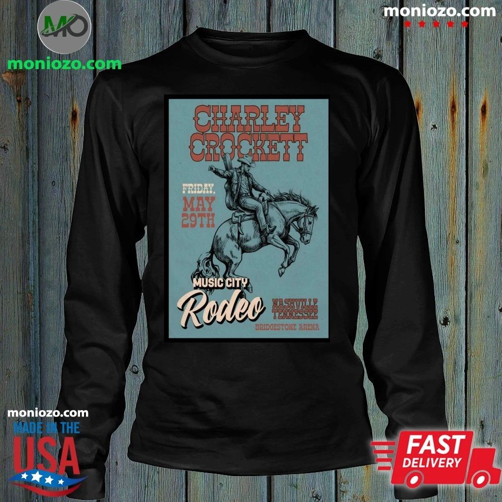 Charley Crockett In Nashville TN On May 29 2026 Poster Shirt