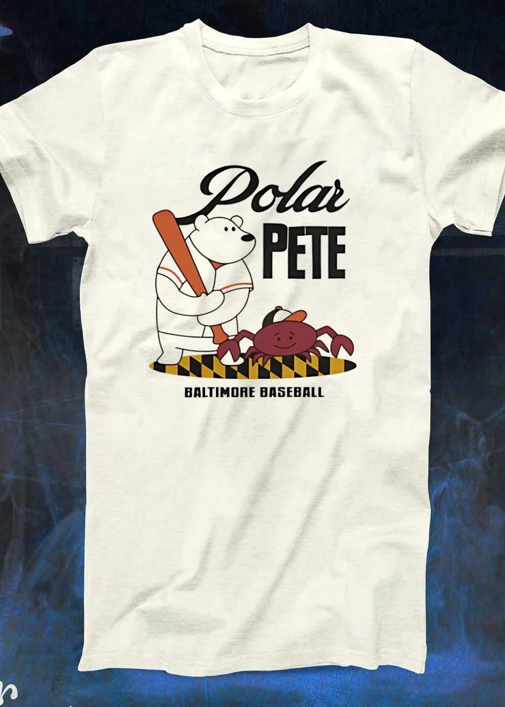 Polar Pete Baltimore Orioles baseball MLB Polar Pete Players Baltimore baseball shirt