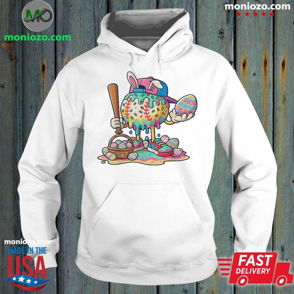 Original Easter Baseball Drip Ice Cream Shirt