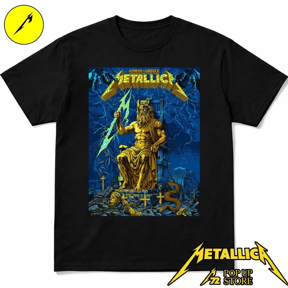 Metallica M72 Athens Zeus God Poster Art Shirt