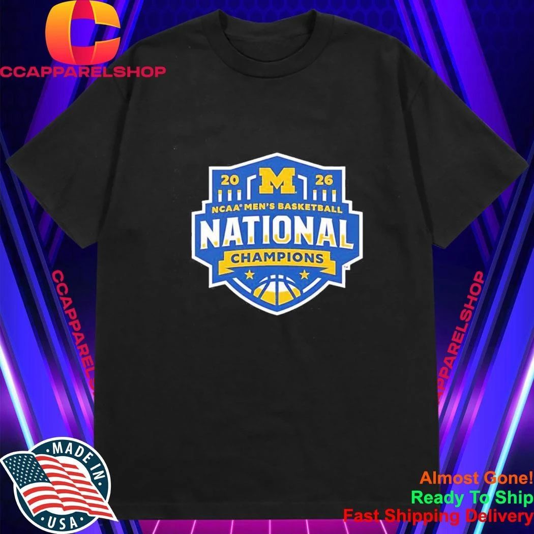 Michigan Wolverines 2026 NCAA mens basketball national champions sports logo Shirt