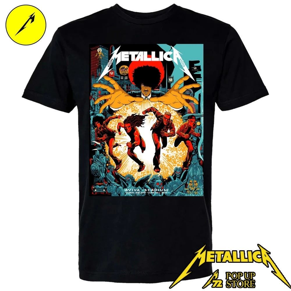 Metallica M72 Dublin 2026 Night 1 T-Shirt – June 19, 2026 at Aviva Stadium