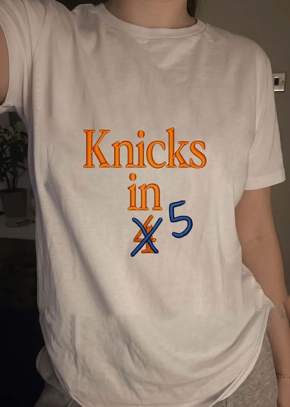 Knicks in 4 5 Basketball T-Shirt