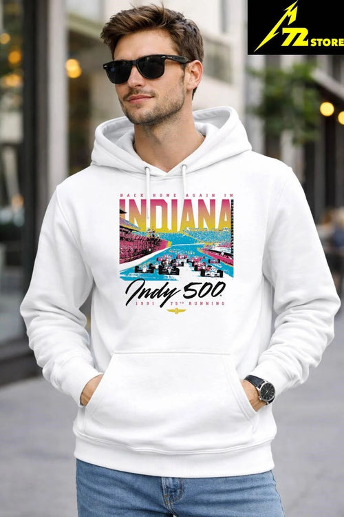 1991 Indy 500 Back Home Again Vintage Shirt