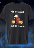 Opossum Lifting Weights Hit Maxes Evade Taxes T-Shirt