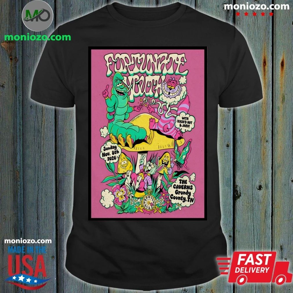 Original Fortunate Youth At The Caverns On Nov 8 2026 Poster Shirt