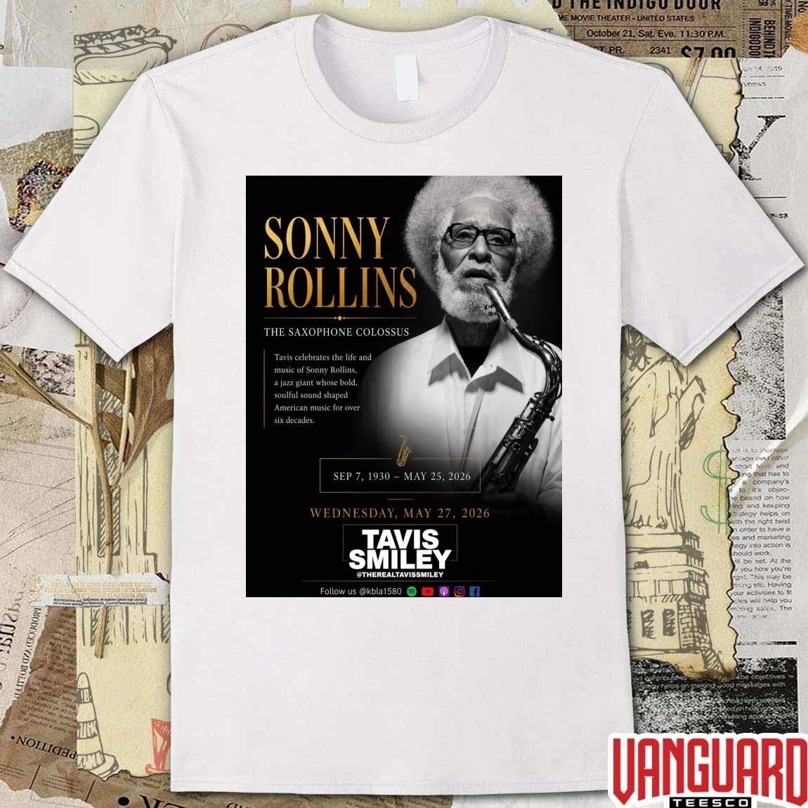 Sonny Rollins The Saxophone Colossus September 7 1930 – May 25 2026 Poster t-shirt