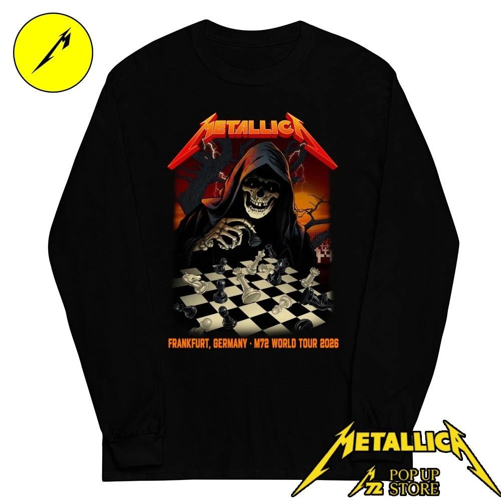 Metallica M72 Frankfurt Pop-Up Shop May 22 and 24, 2026 limited-edition poster by Vance Kelly Shirt