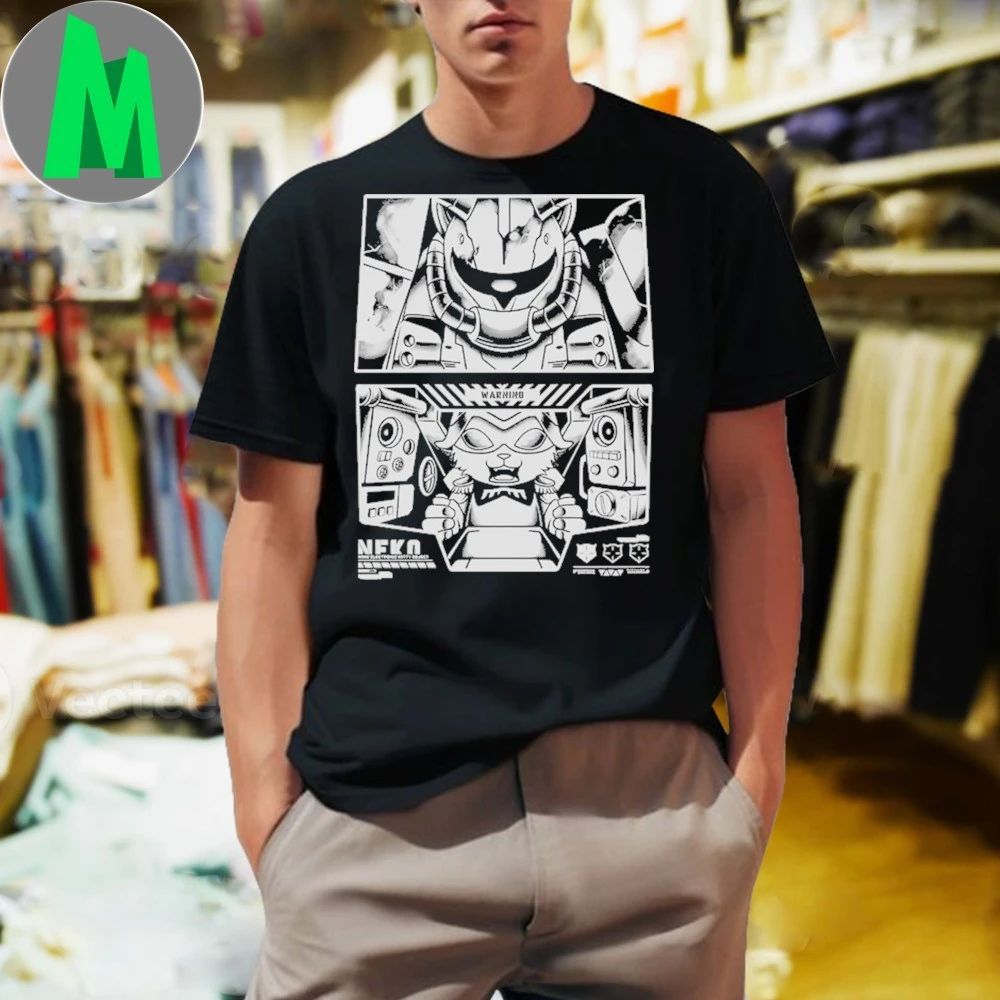 Cat Aznable Bw Shirt