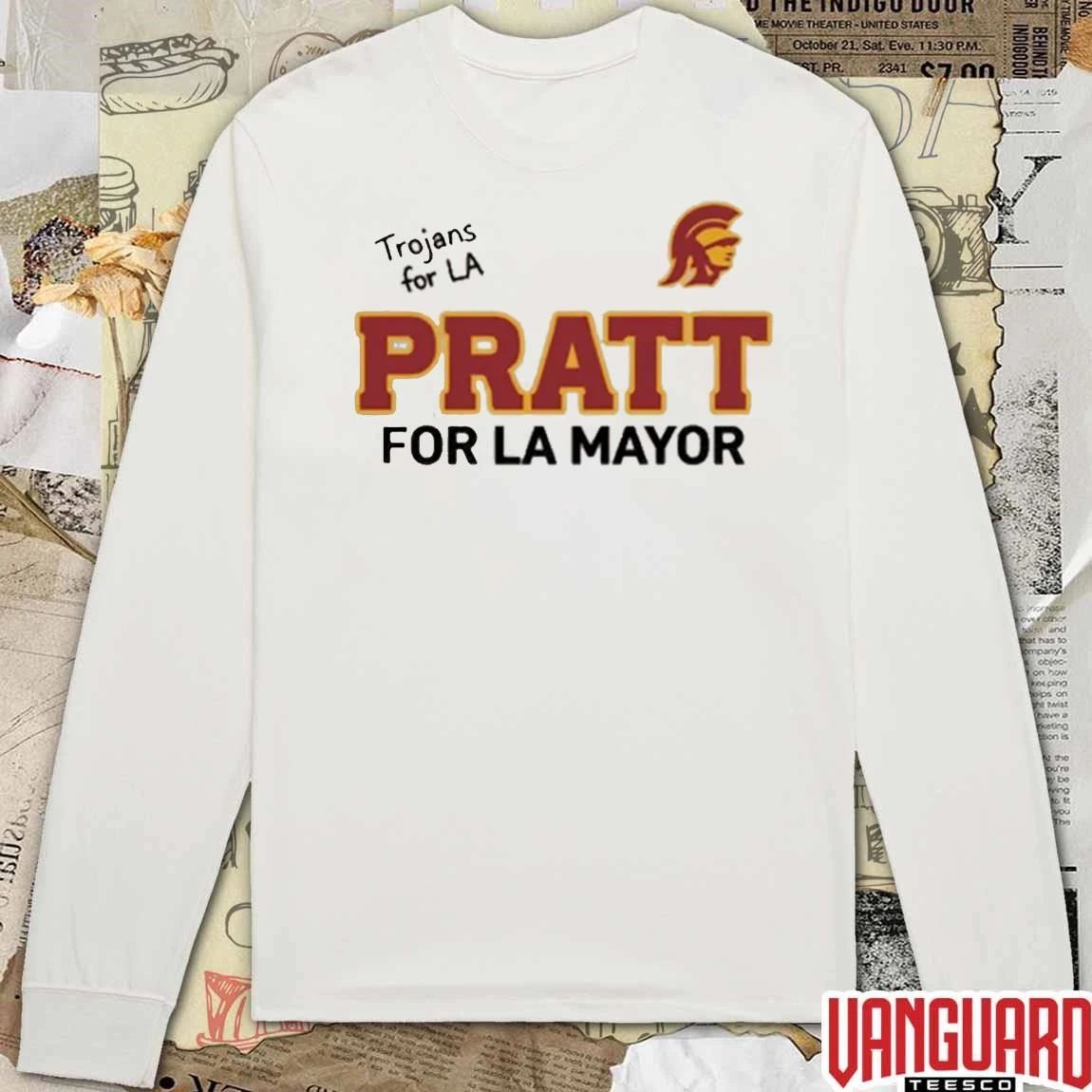 Trojans for LA Spencer Pratt for Mayor of Los Angeles 2026 t-shirt
