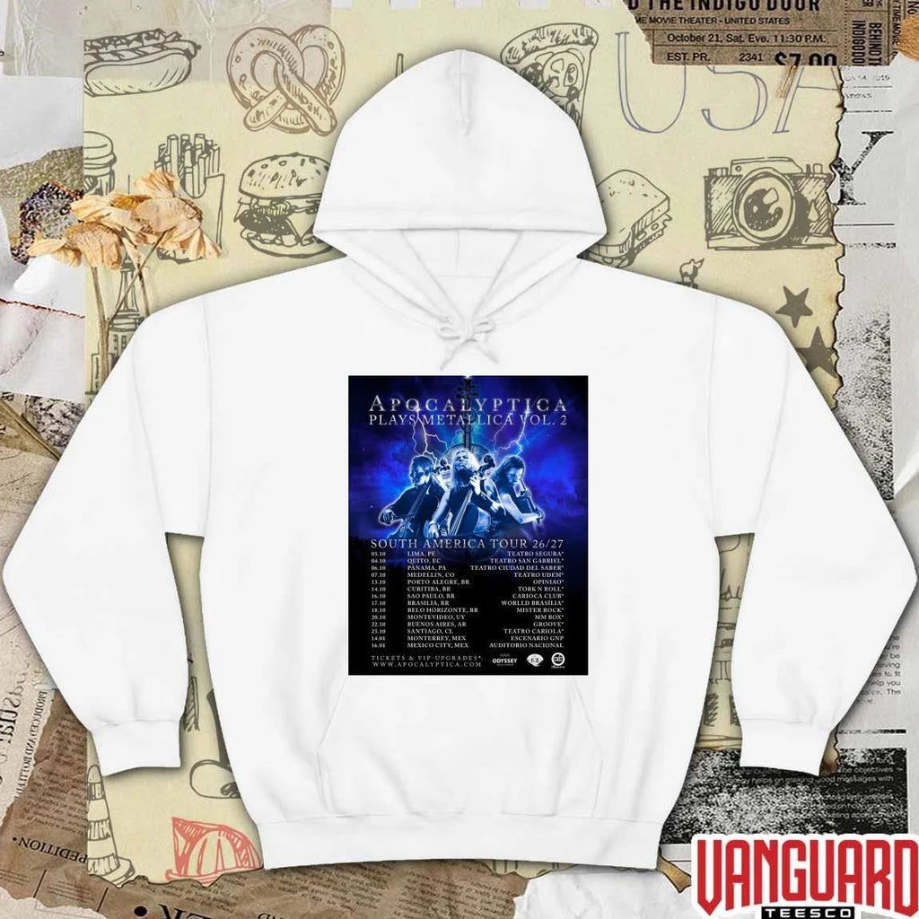 Apocalyptica Plays Metallica Vol. 2 South America Tour 2026-27 Poster t-shirt