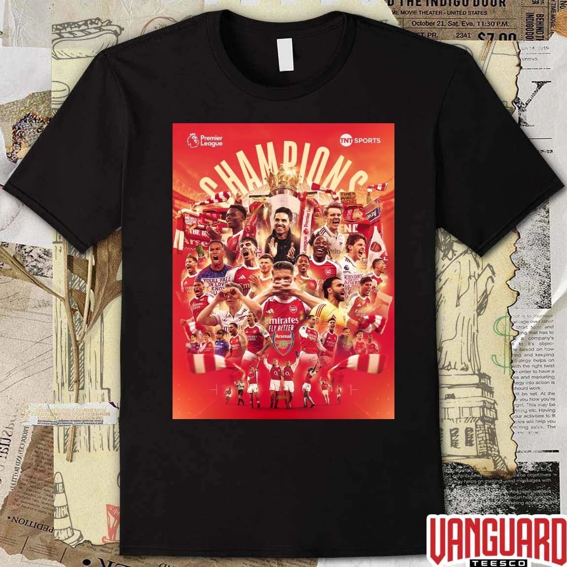 Arsenal F.C. 2025-26 Premier League Champions Poster t-shirt