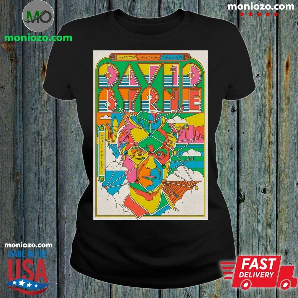 David Byrne May 1-2 2026 In Indianapolis IN Poster Shirt
