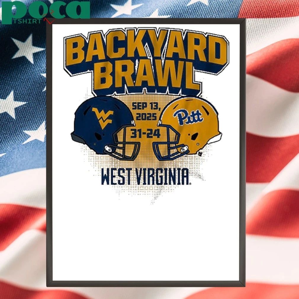 West Virginia Football Backyard Brawl Champs T-shirt