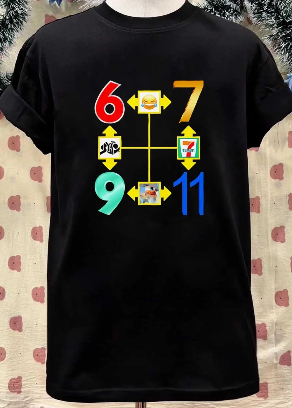 Funny 69 711 Meme Joke T-Shirt