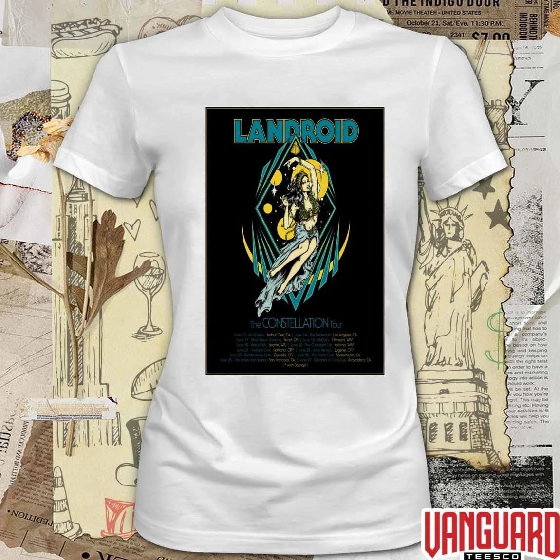 Landroid 2026 The Constellation Tour Shows Poster t-shirt