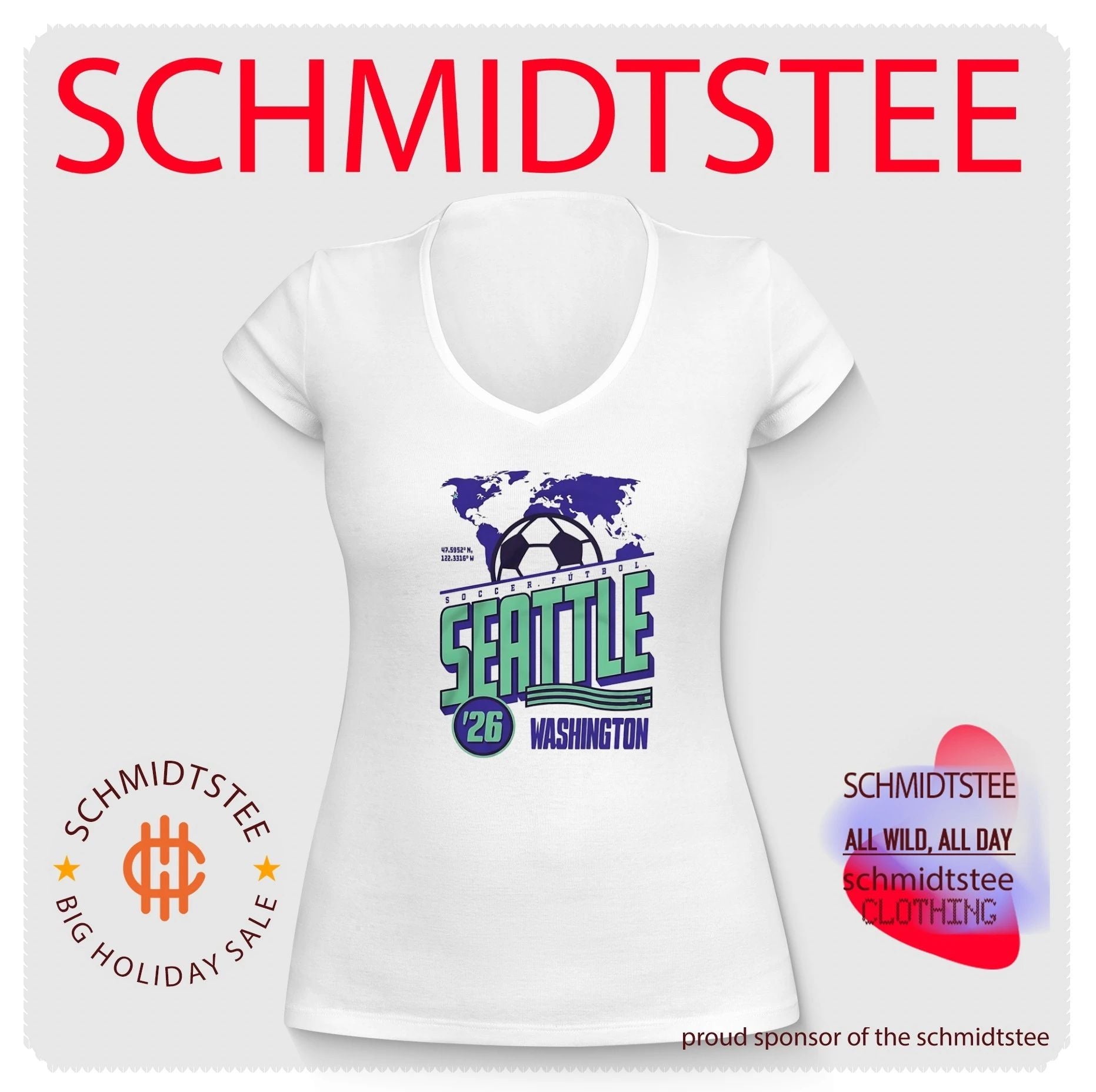 The World’s Game in Seattle Washington ’26 shirt