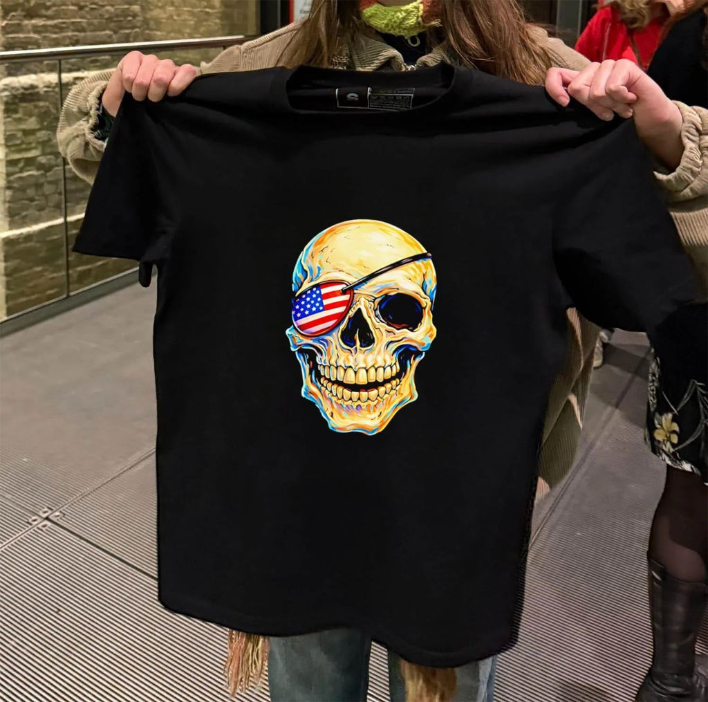 Pirate Skull USA 250th shirt