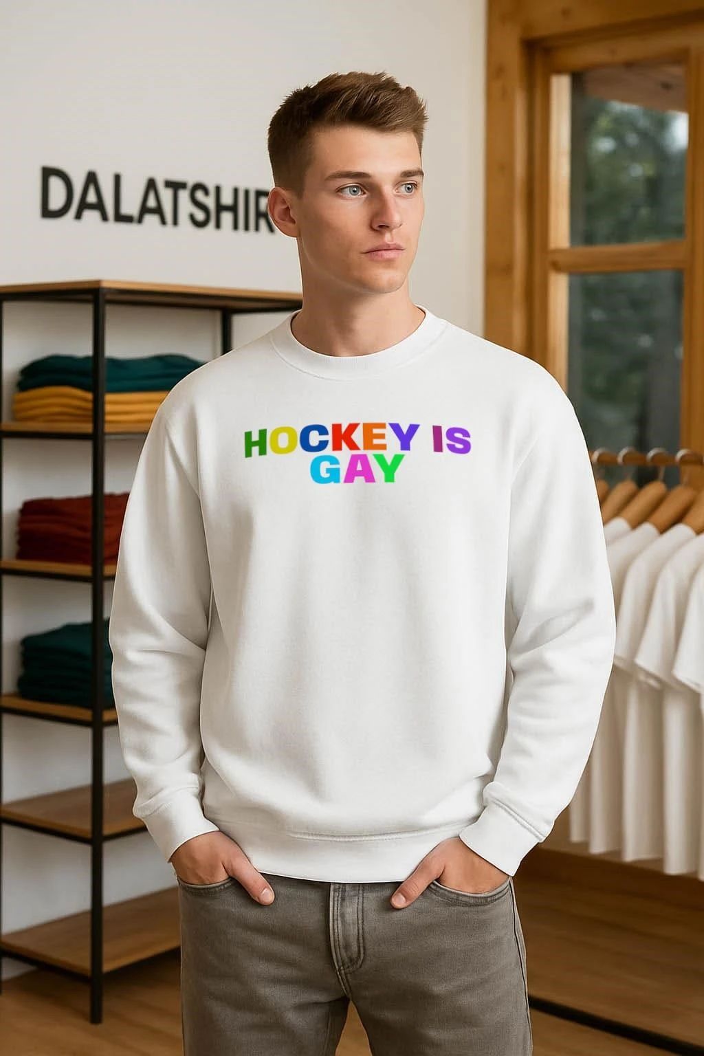 Hockey Is Gay Pride shirt