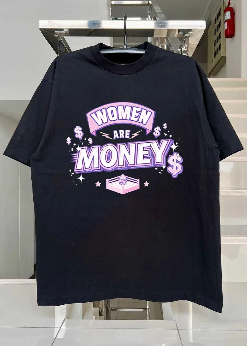 Women Are Money Boxing Ring T-Shirt