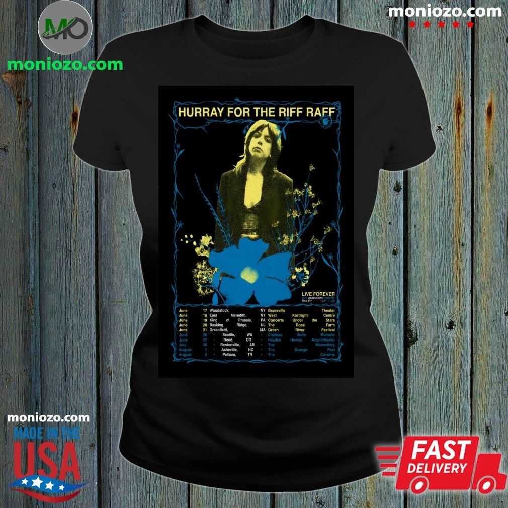 Original Hurray For The Riff Raff Summer 2026 Tour Poster T-Shirt