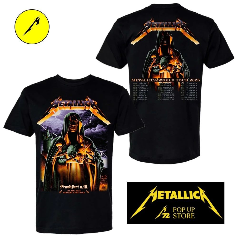 Metallica M72 Frankfurt The Skull Keeper Limited Edition Two Sided Shirt – May 22 at Deutsche Bank Park, Germany