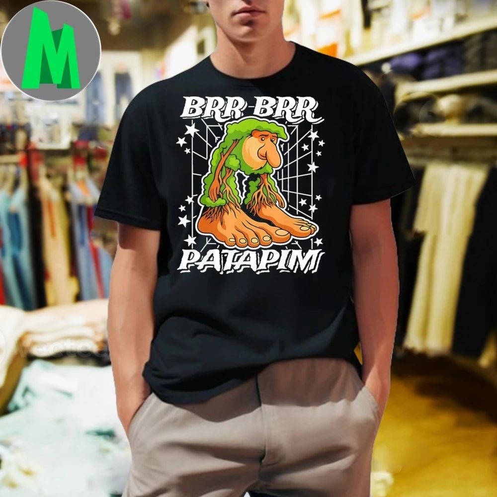 Brr-brr-patapim Italian-brainrot Tree Roots Funny Gen Z Meme Shirt