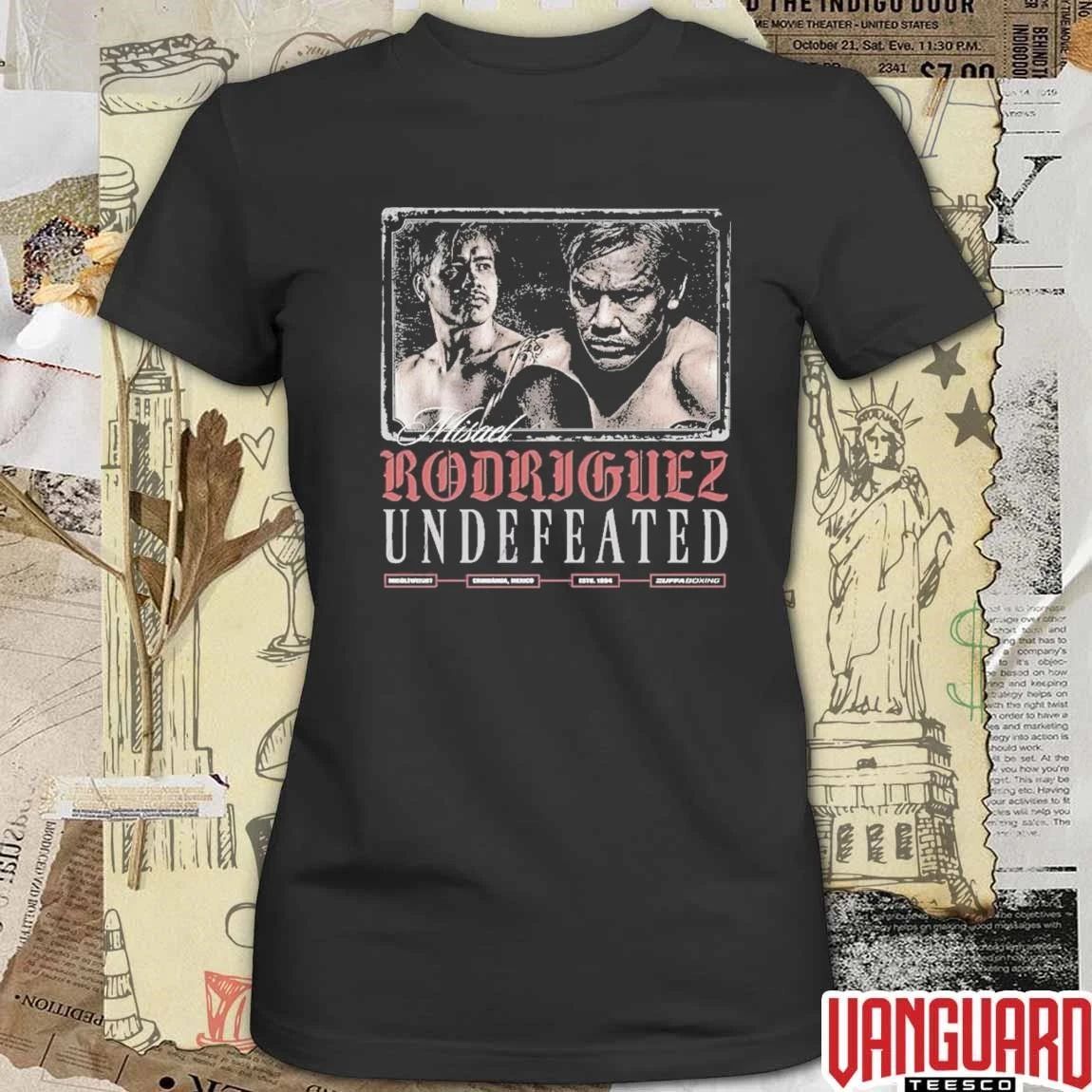 Misael Rodriguez Undefeated ZUFFA Boxing t-shirt