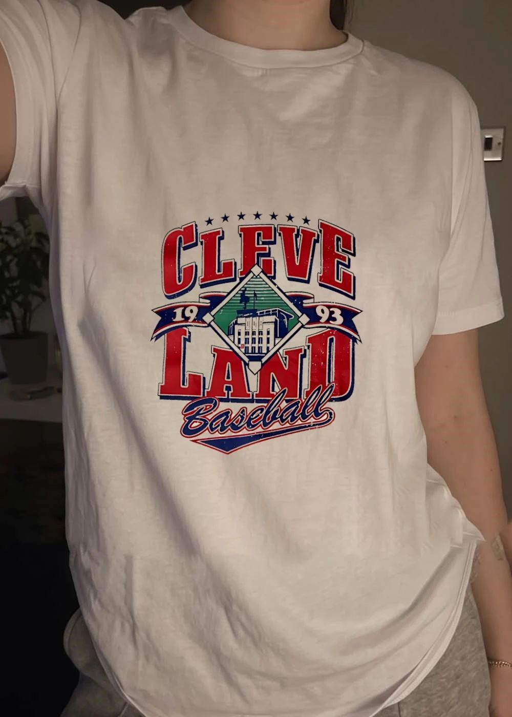 Cleveland Indians MLB CLEVE LAND BASEBALL 1993 shirt