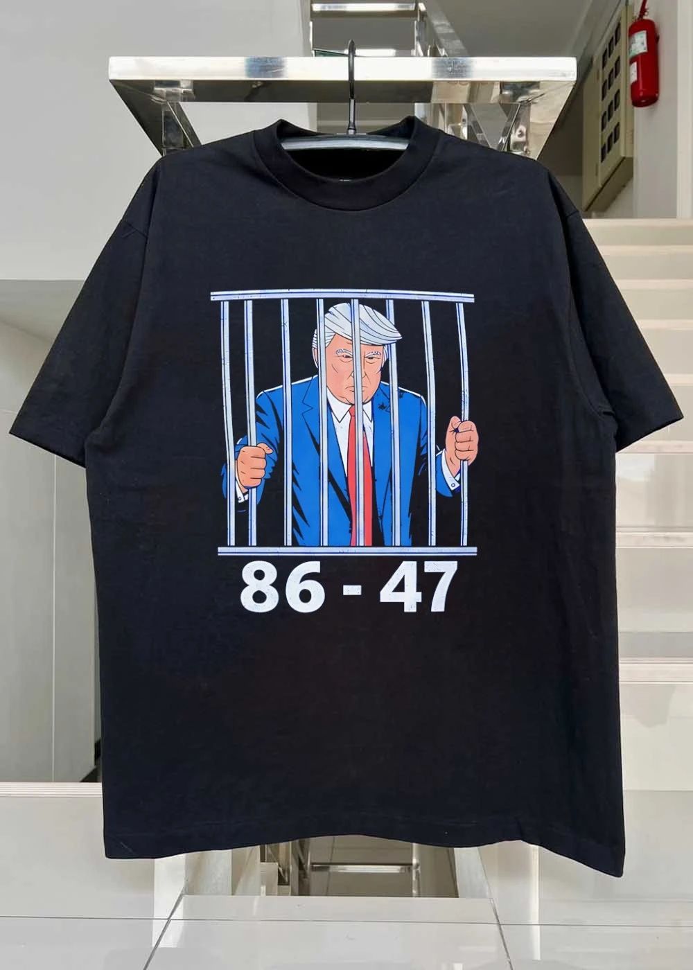 Trump In Jail Bars 86 47 shirt