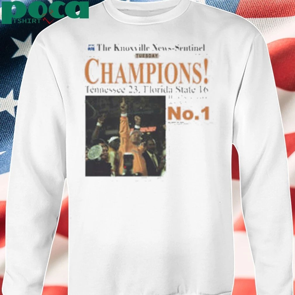 Tennessee Volunteers Champions Newspaper Shirt