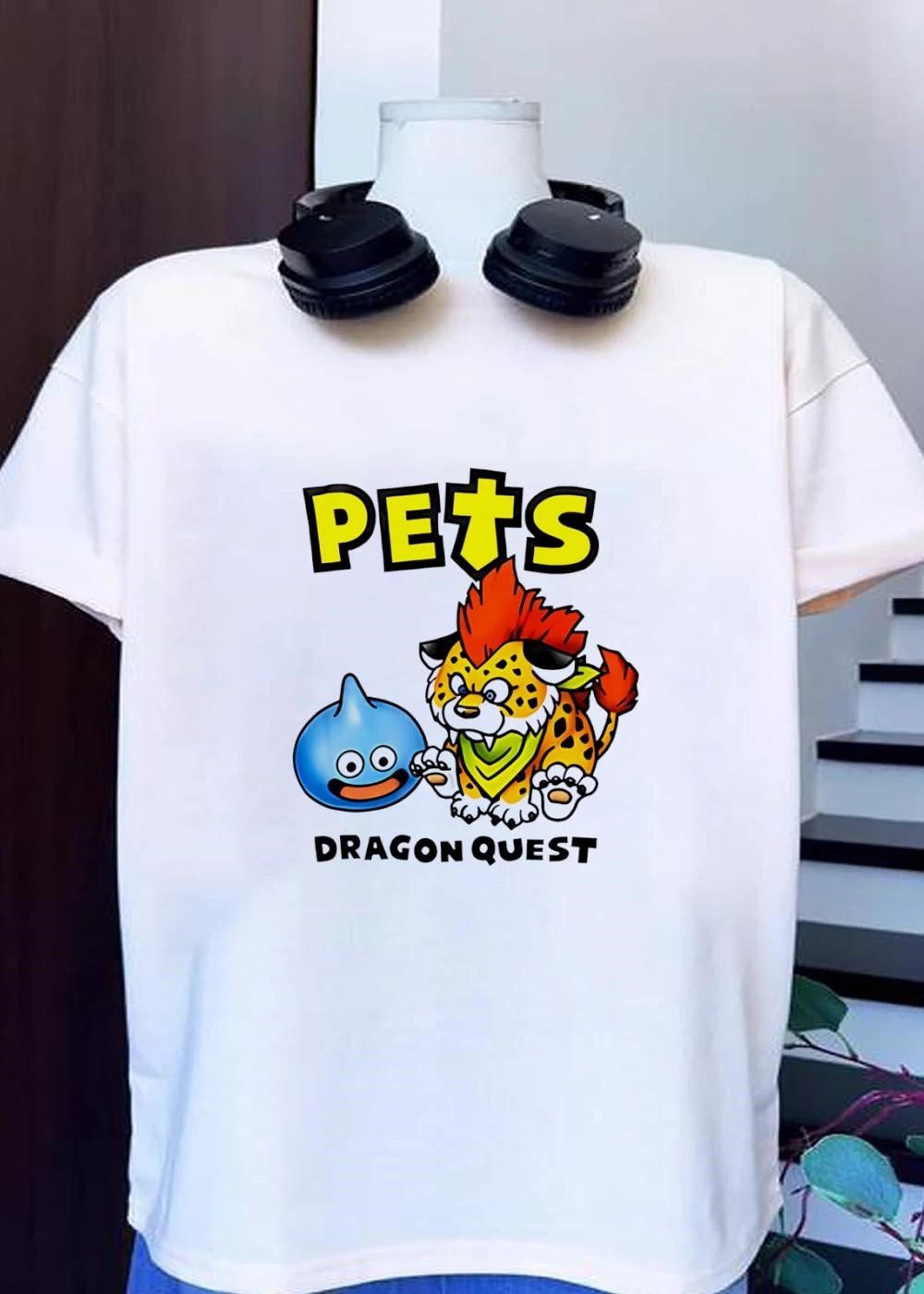 Dragon Quest Pets Slime and Great Sabrecat T-Shirt