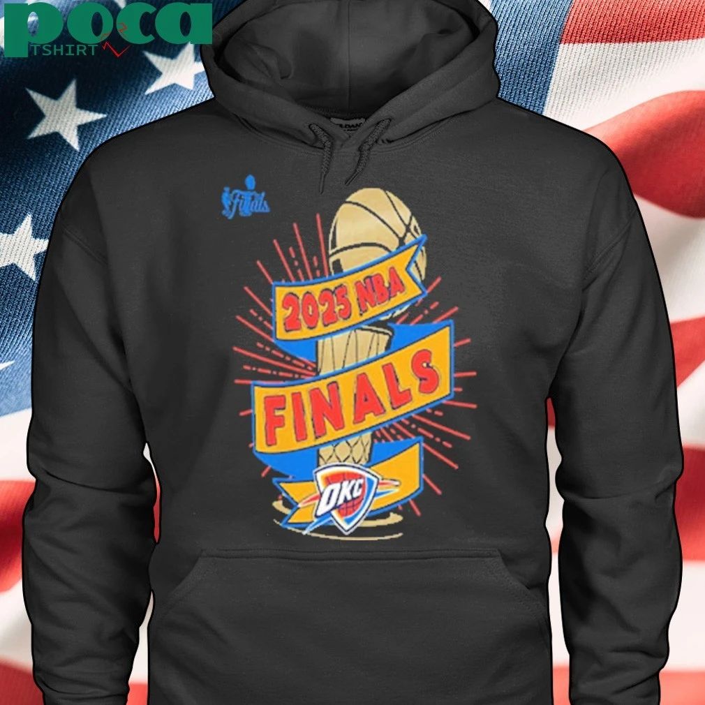 Oklahoma City Thunder BLACK 2025 Finals Participant Clutch shirt
